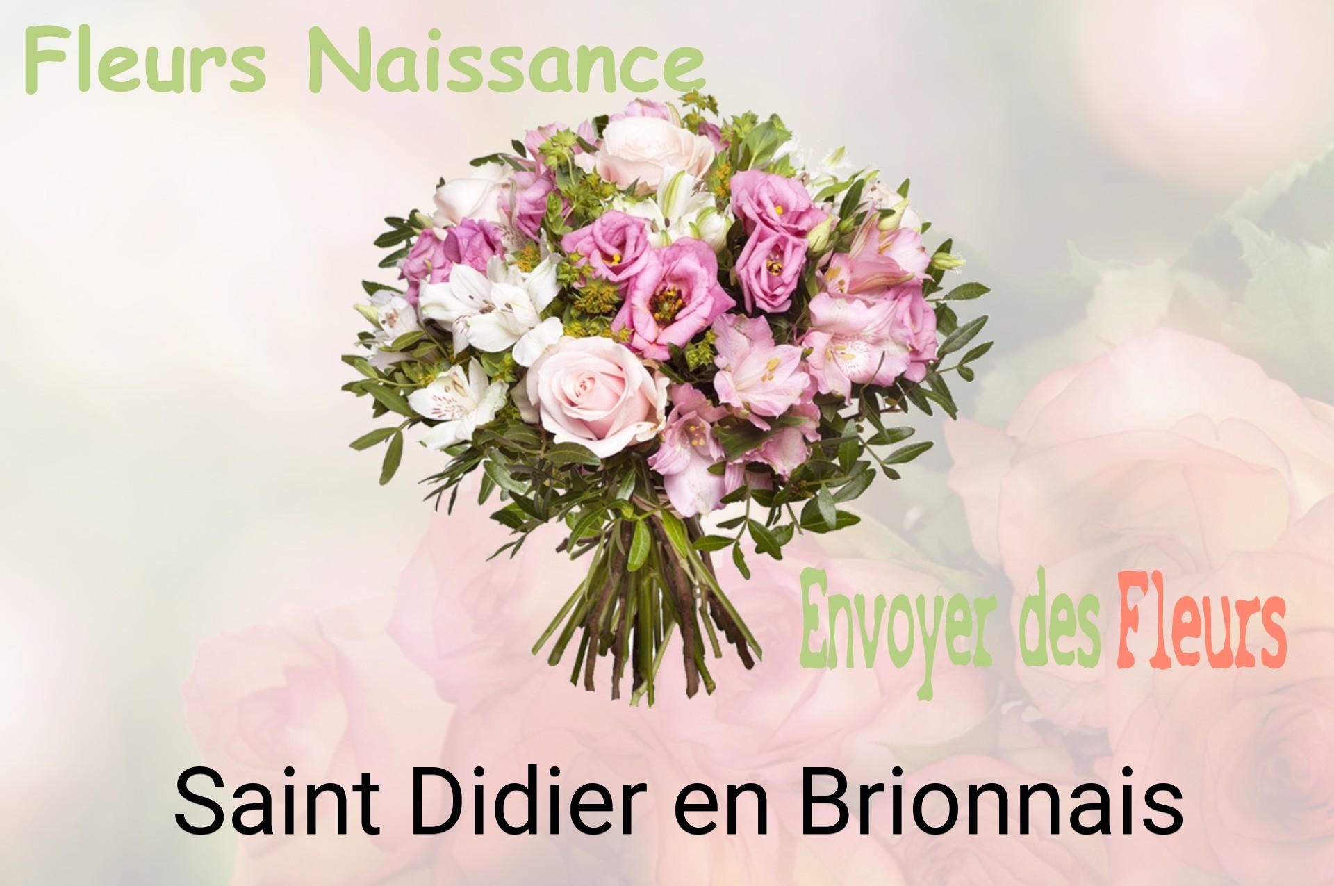 Bouquet de fleurs de naissance livré à Saint-Didier-en-Brionnais